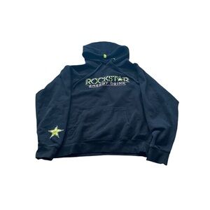 rockstar energy pullover hoodie, sz L (untagged)